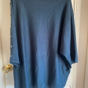Avenue Deep Blue Knit Sweater